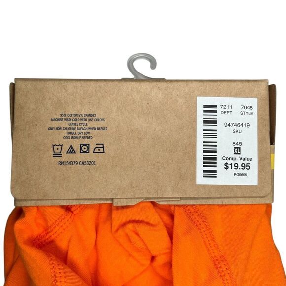 Aeropostale Boxer Briefs Men's Orange Flames Waistband 6" Knit Underwear Boxers - Picture 5 of 5